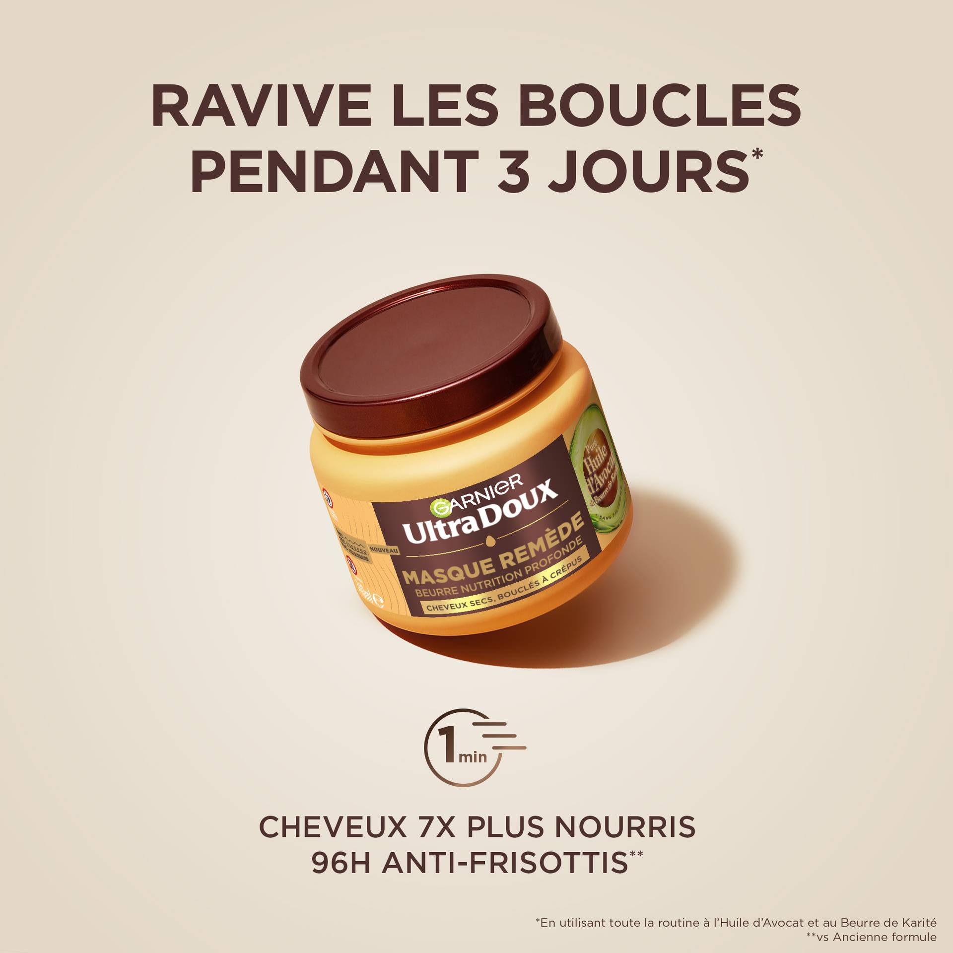 DG110059 LOR2505 CPD GAR HC ULTRA DOUX WEB FR AVOCAT KARITE MASQUE BENEFIT 2000x2000px 2